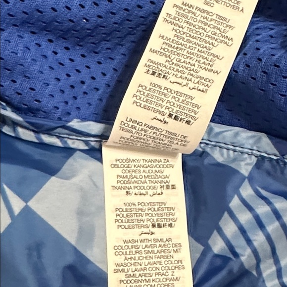 Sweaty Betty NWT Womens Pack Away Jacket Blue Textural Shift Print Sz M (8) - Picture 14 of 14